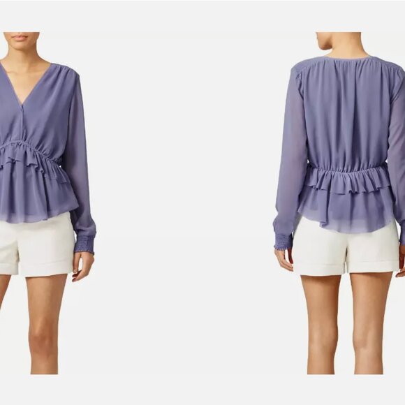 Greylin Lavender Chennei Tiered Top - Picture 11 of 14